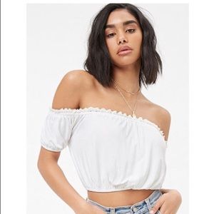 FOREVER 21: Off the Shoulder Top
